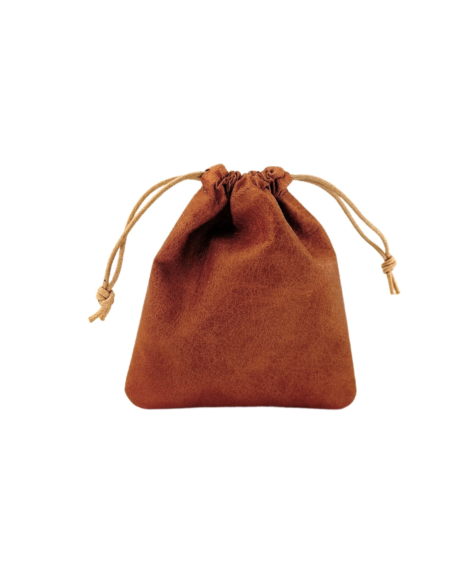Flat Drawstring Pouch | Saddle - K.Slade