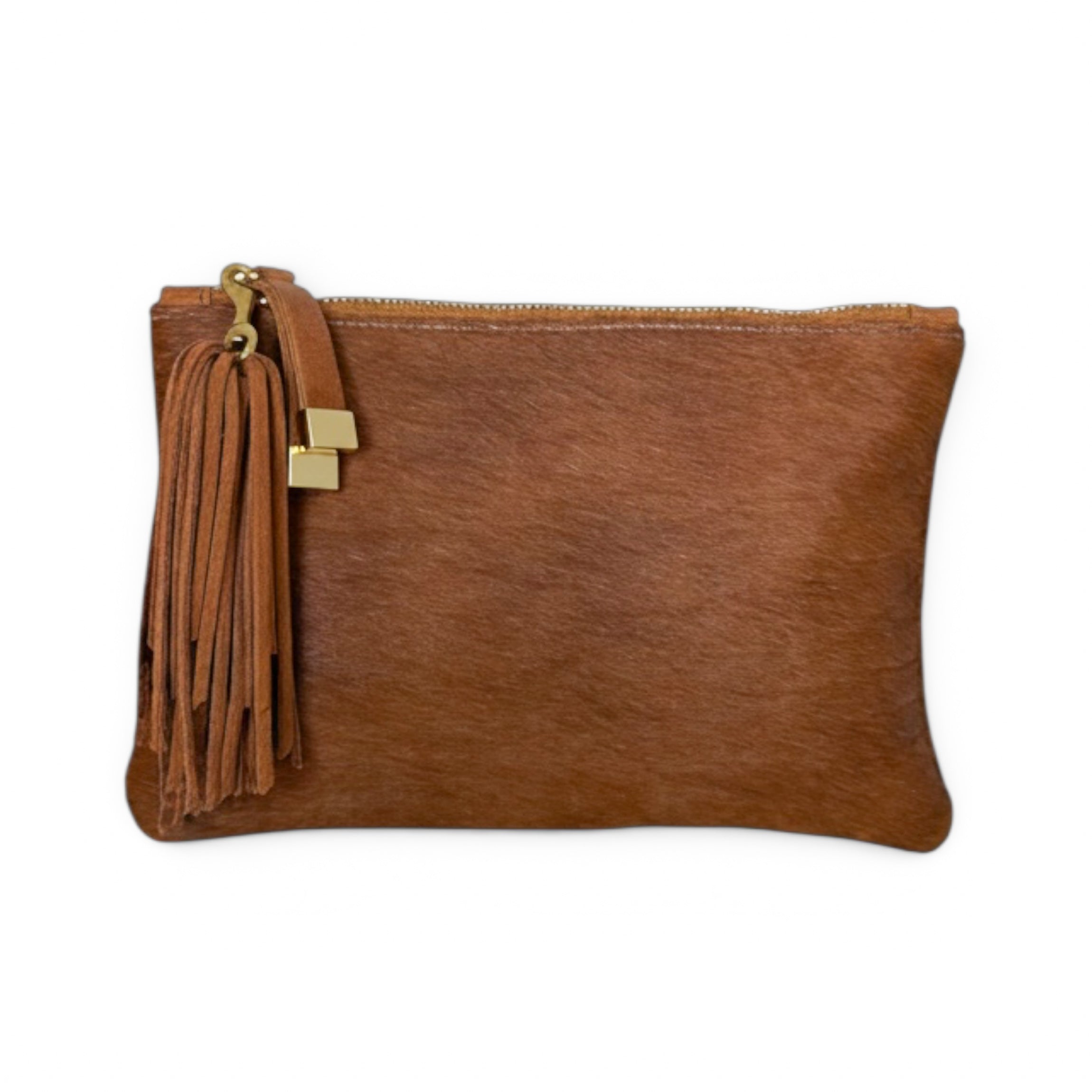 TIP POUCH | TAN CALF HAIR