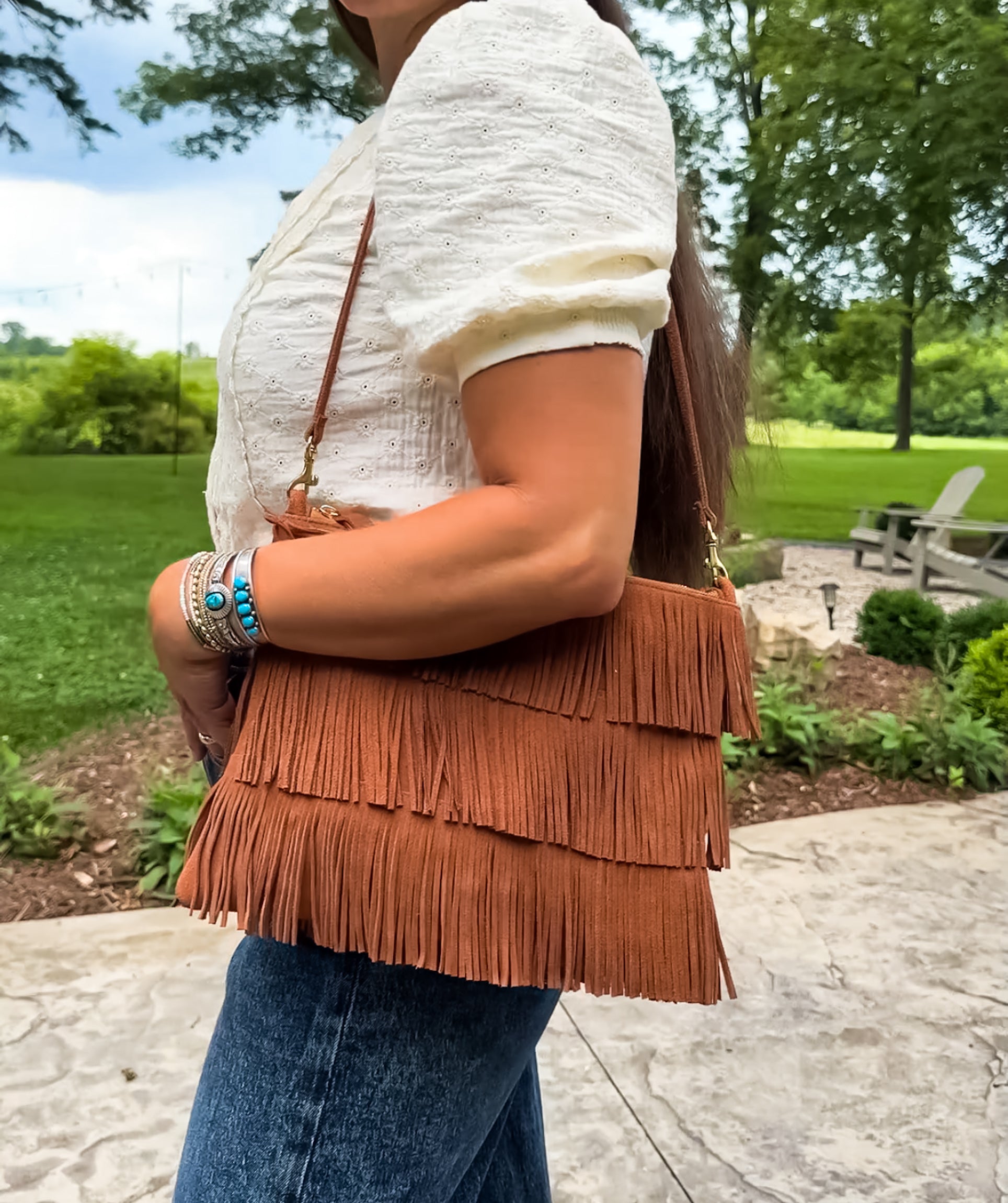 MADISON CLUTCH | FULL FRINGE