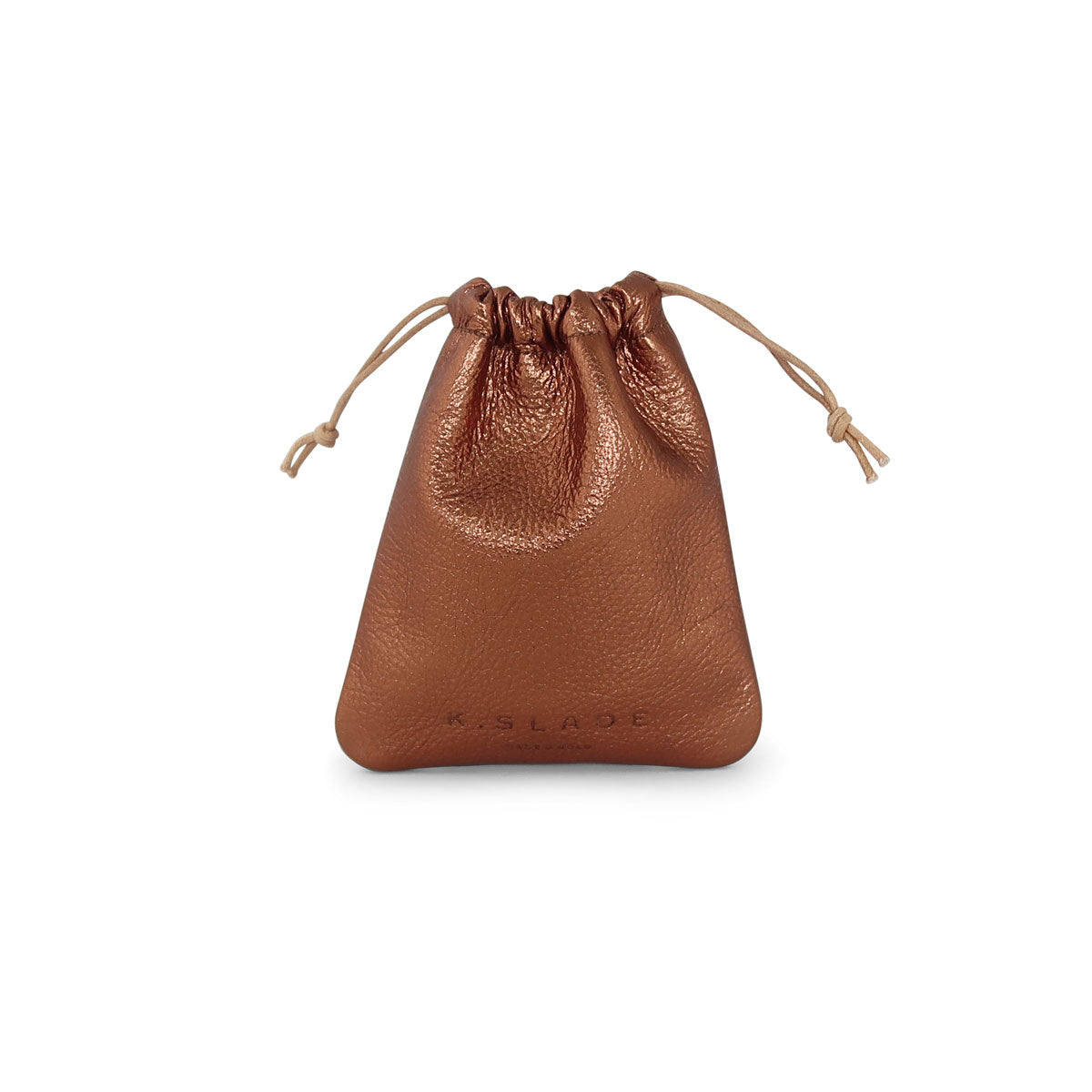 Flat Drawstring Pouch | Bronze - K.Slade