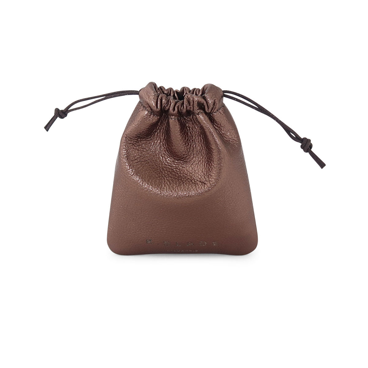 Flat Drawstring Pouch | Pewter - K.Slade