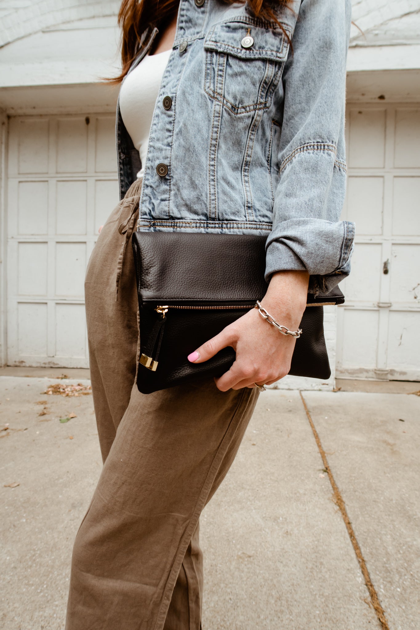 Brooklyn Foldover | Black - K.Slade