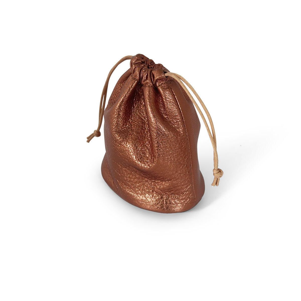 Round Drawstring Pouch | Bronze - K.Slade