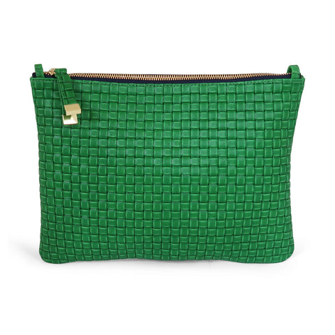 Vale Pouch with Loops | Emerald Weave