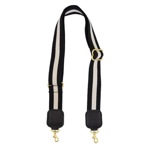 ADJUSTABLE WEBBED STRAP | BLACK STRIPE - K.Slade