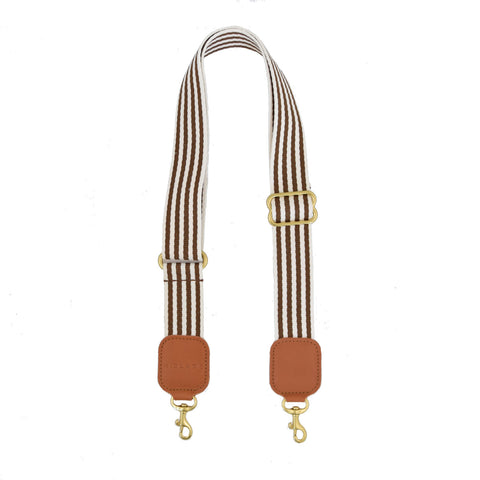 ADJUSTABLE WEBBED STRAP | MOCHA STRIPE - K.Slade