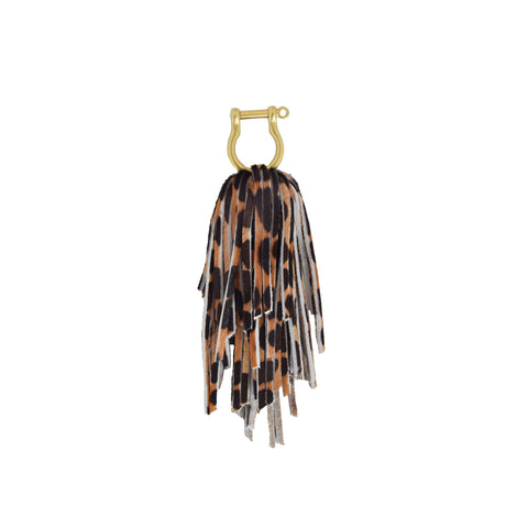 SCREW PIN POM TASSEL | CHEETAH