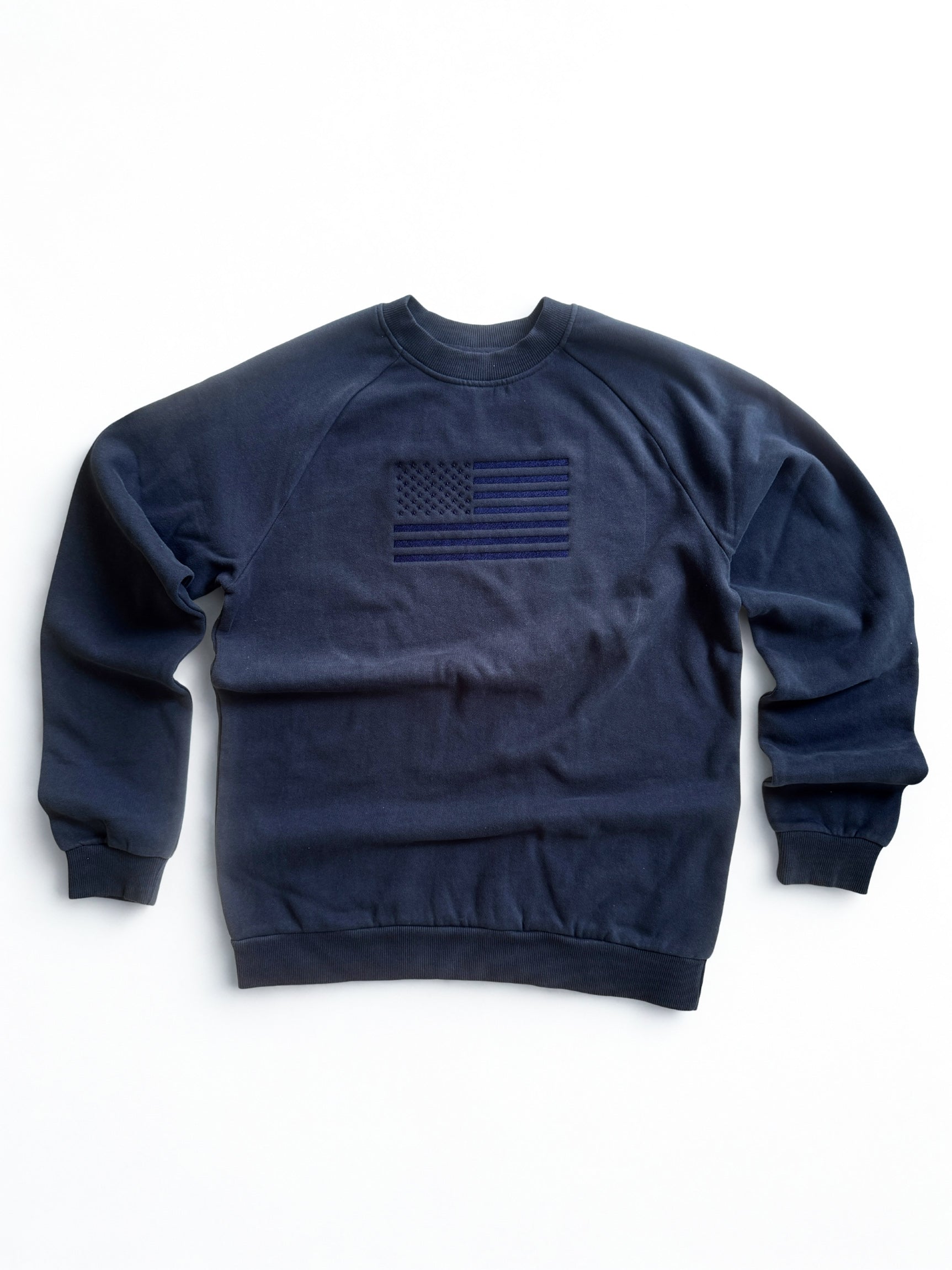 AMERICAN FLAG SWEATSHIRT | NAVY
