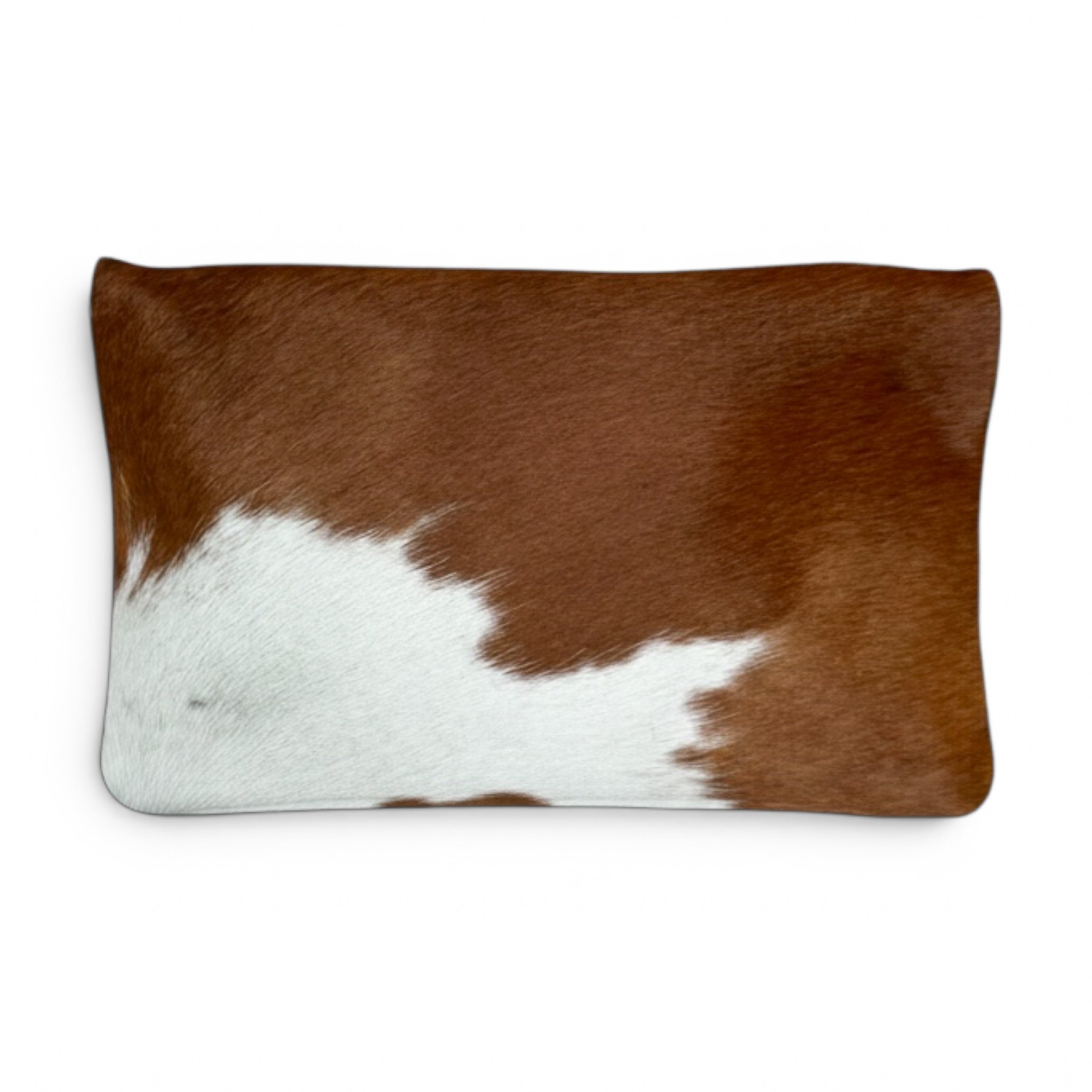 BROOKLYN FOLDOVER | TAN and WHITE CALF HAIR