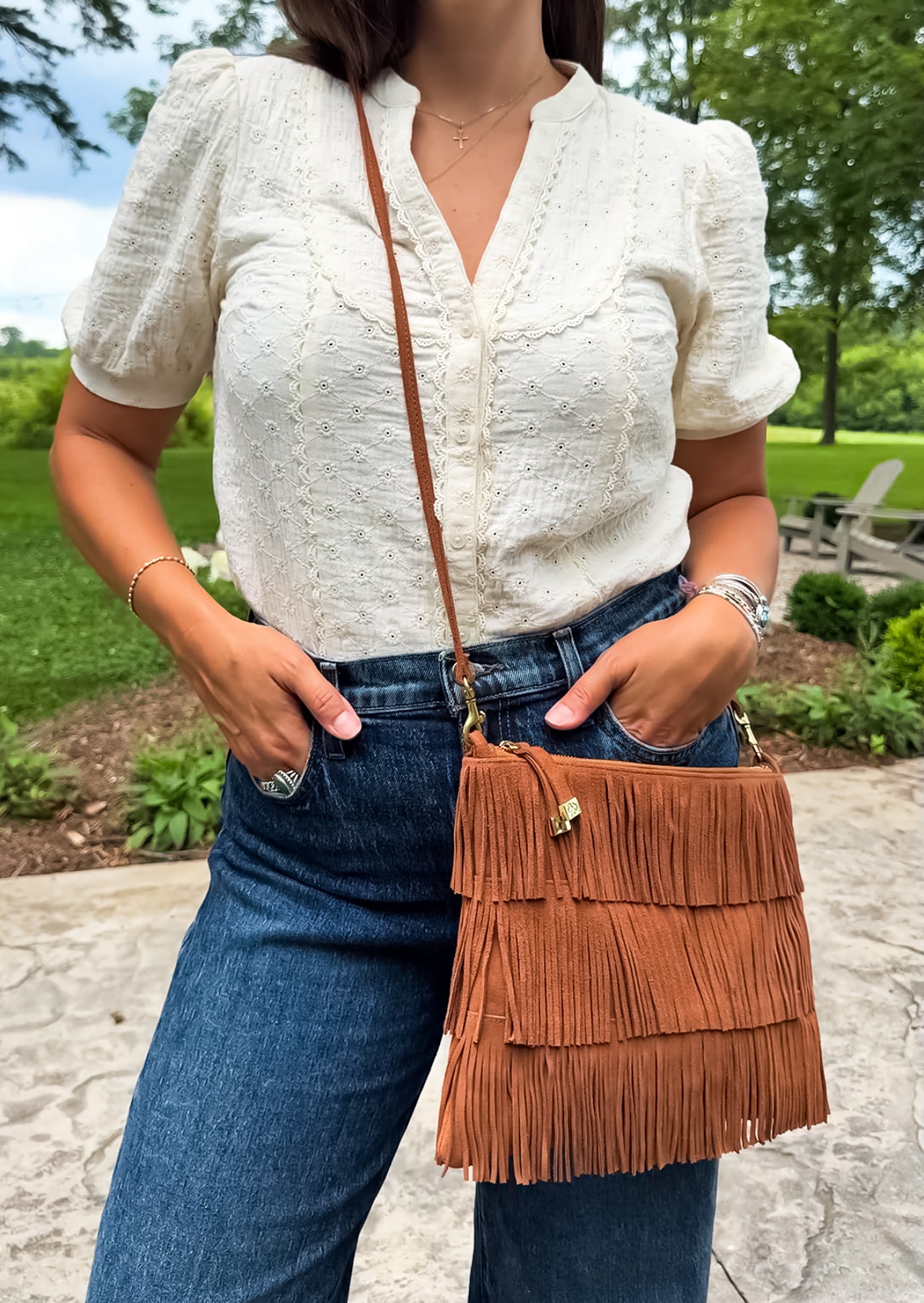 MADISON CLUTCH | FULL FRINGE