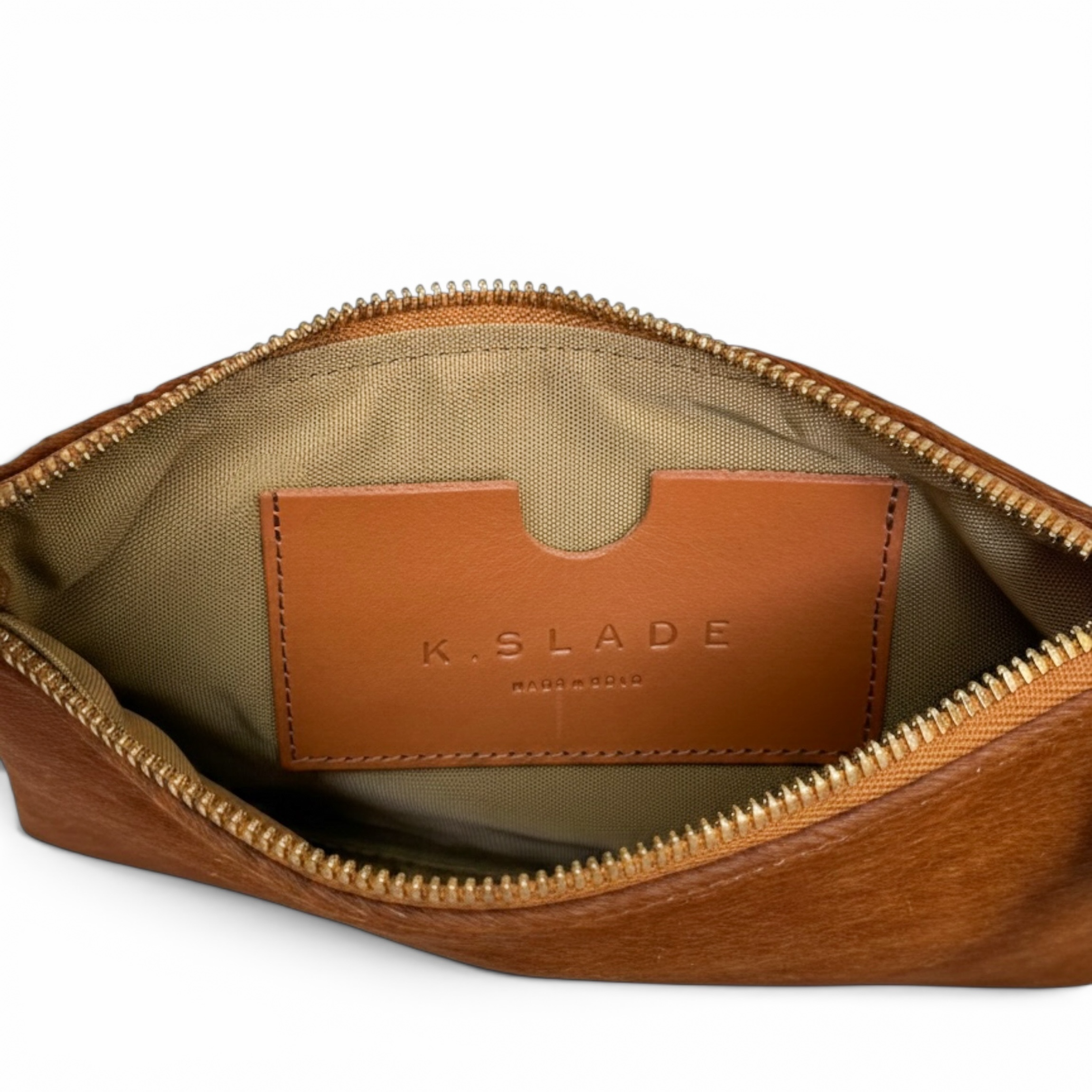 TIP POUCH | TAN CALF HAIR