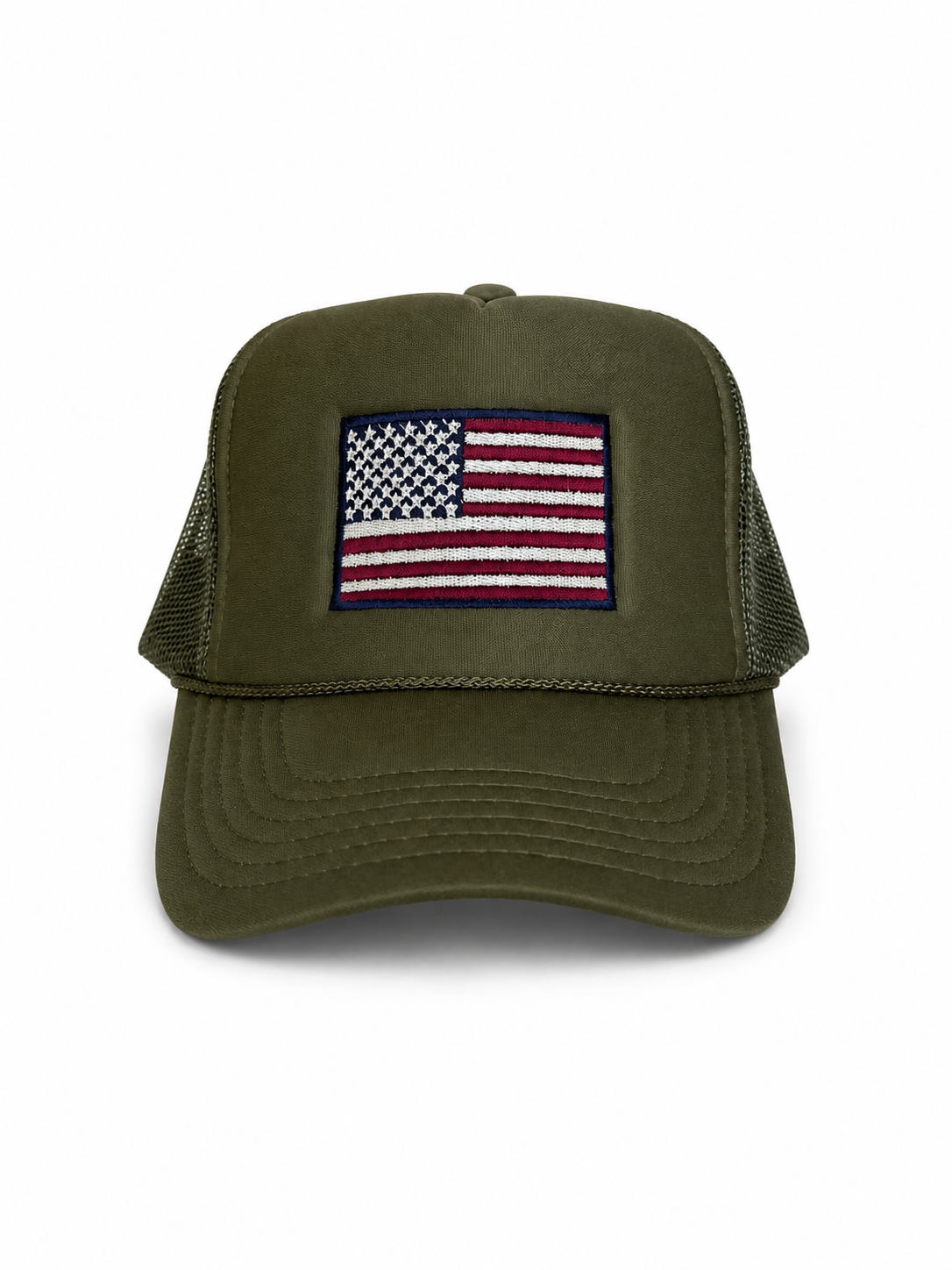 American Flag Trucker Hat