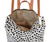 Franny Backpack | White and Black Spots