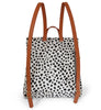 Franny Backpack | White and Black Spots