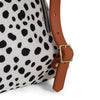 Franny Backpack | White and Black Spots