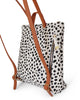 Franny Backpack | White and Black Spots