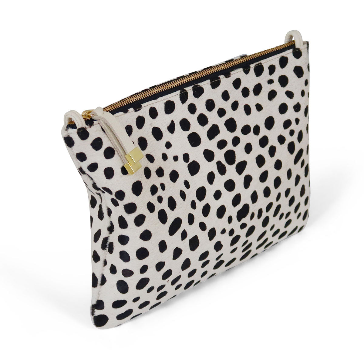 Vale Pouch w/ Loops | White and Black Spots