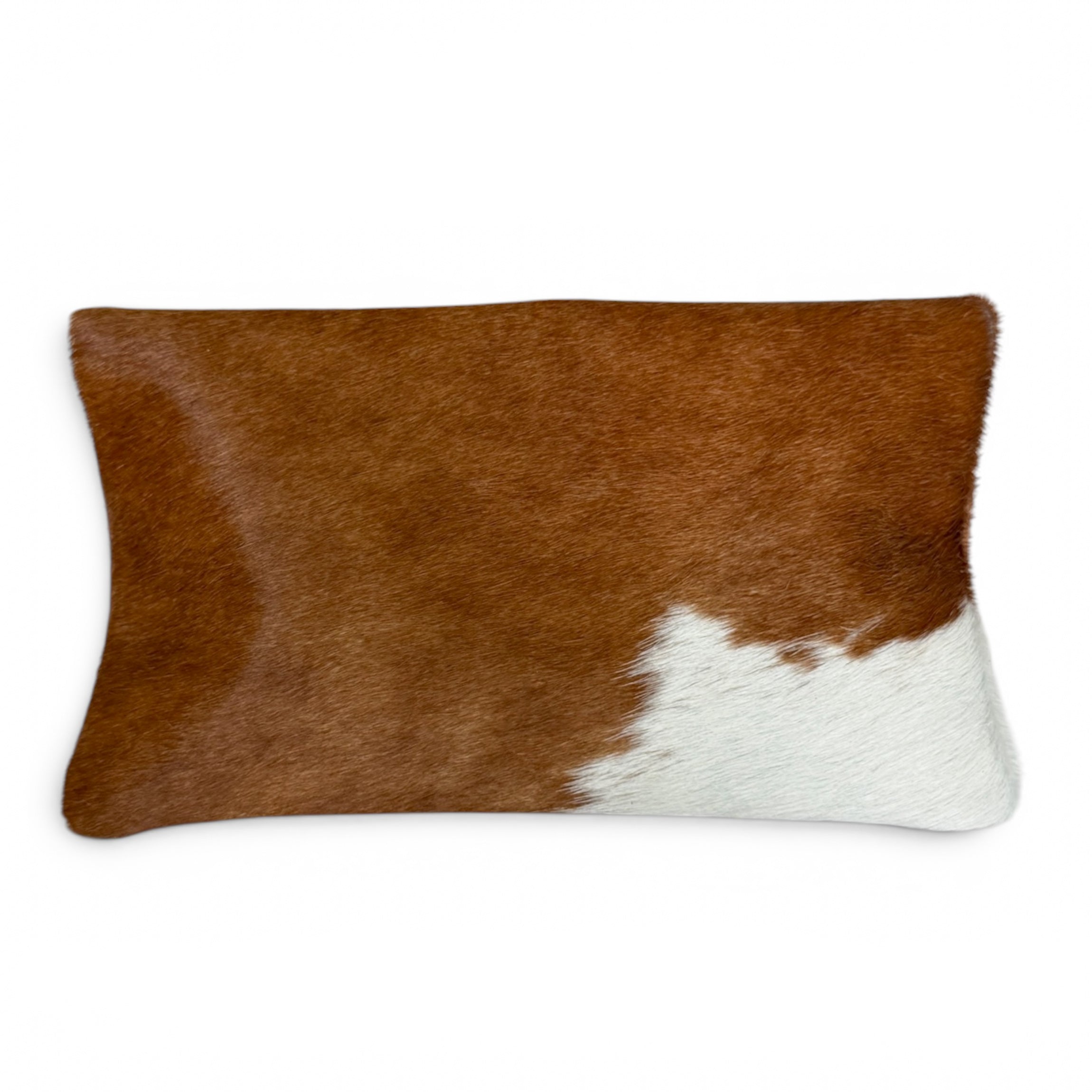 BROOKLYN FOLDOVER | TAN and WHITE CALF HAIR