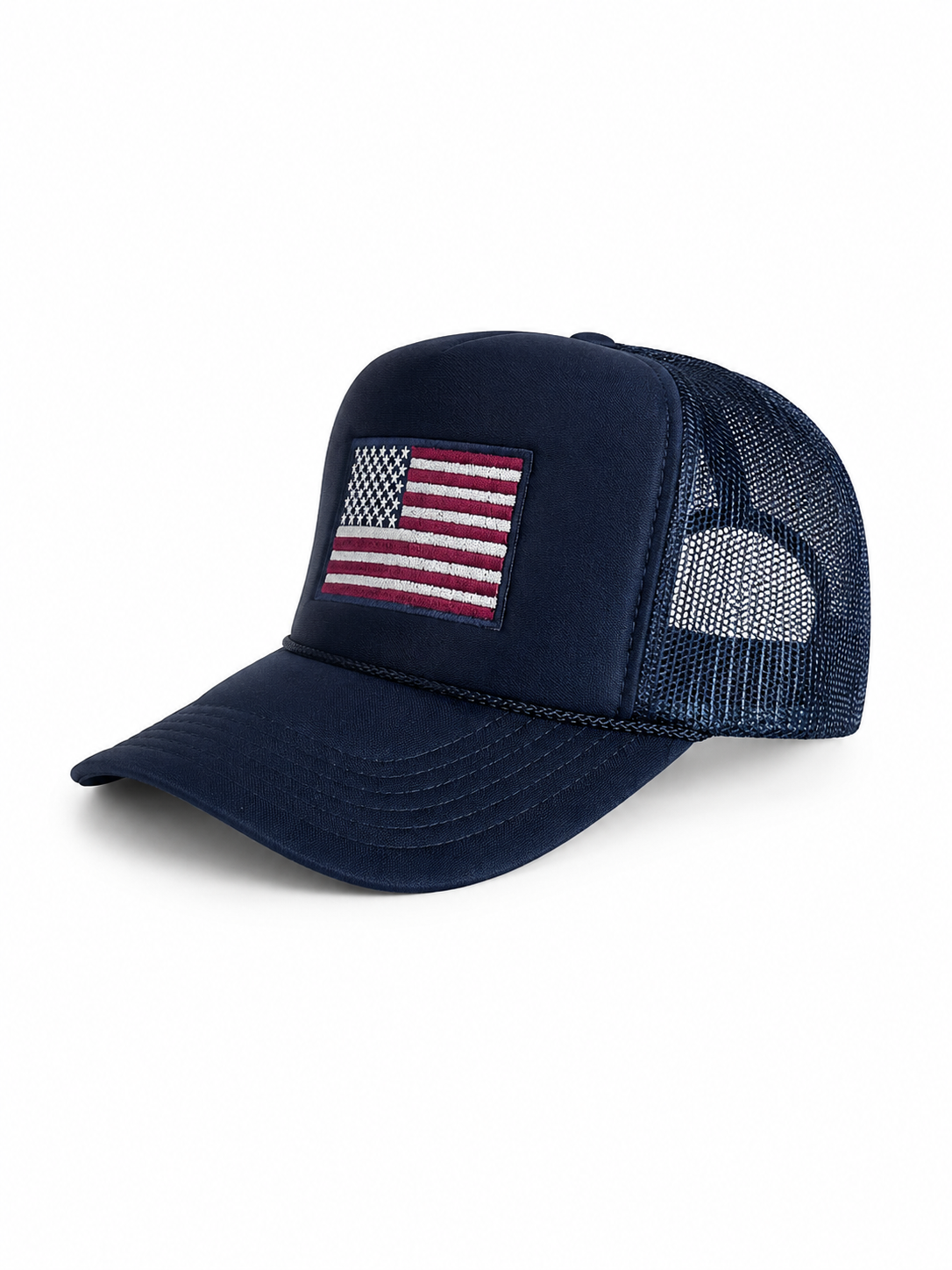 American Flag Trucker Hat