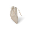 Flat Drawstring Pouch | Platinum