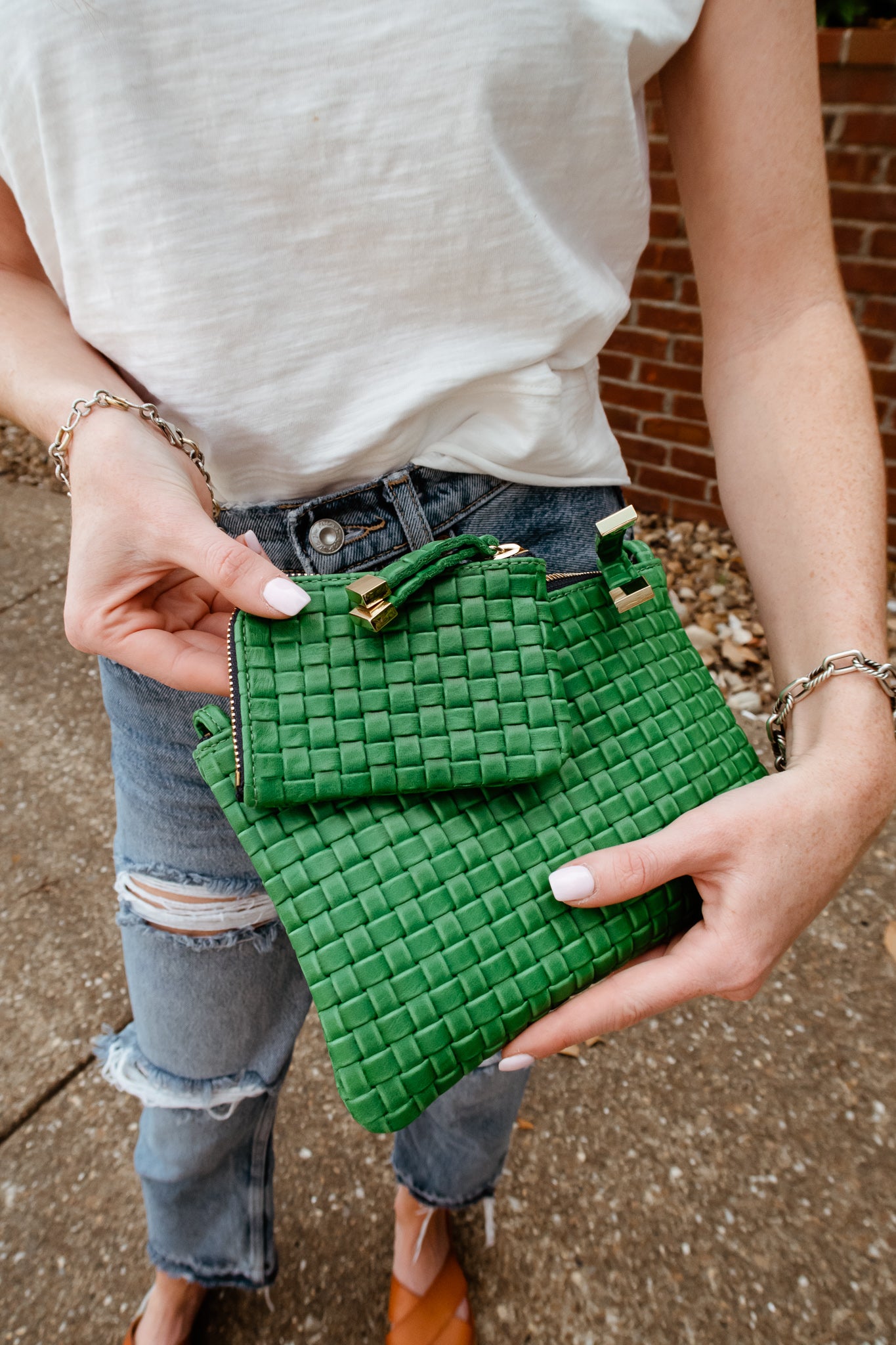 Zip Wallet | Emerald Weave