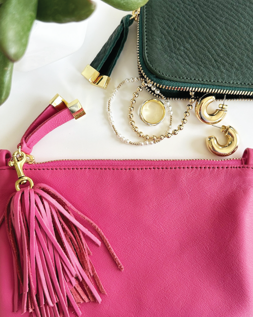 Flat Drawstring Pouch Pewter | K.Slade Flat Drawstring Pouch Pewter | K.Slade