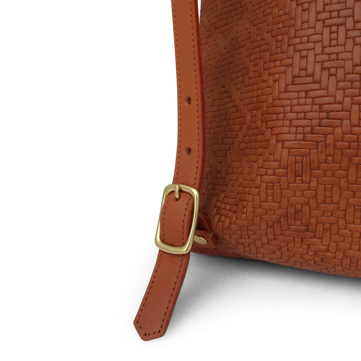 FRANNY BACKPACK | SADDLE WOVEN ARGYLE - K.Slade