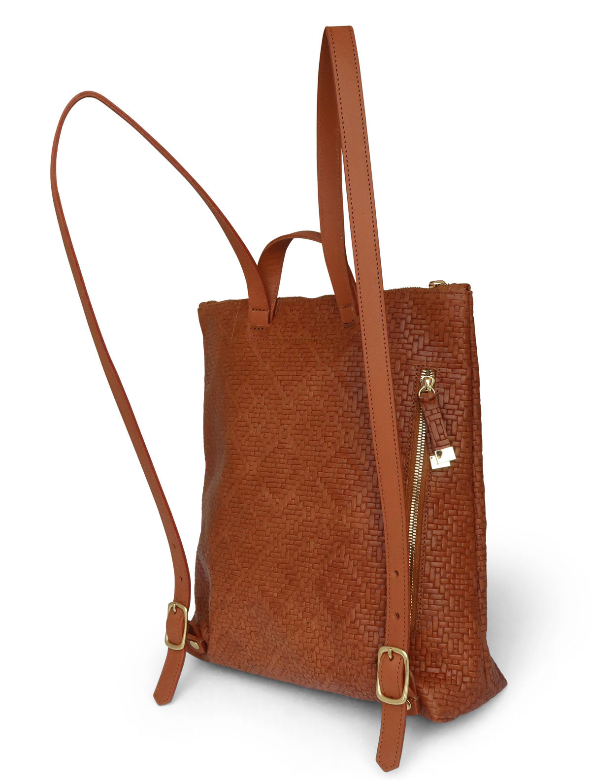 FRANNY BACKPACK | SADDLE WOVEN ARGYLE - K.Slade