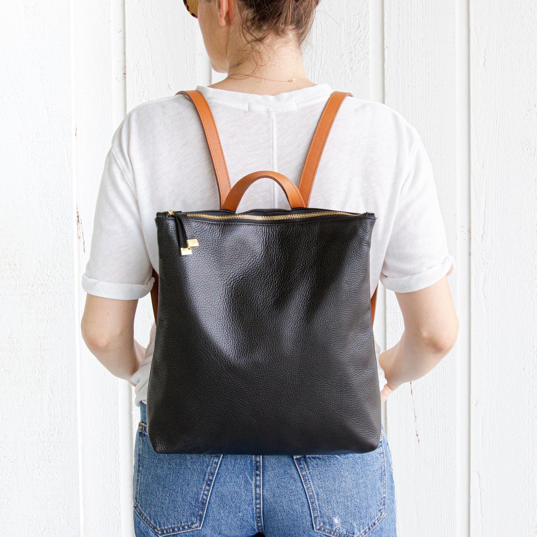 remi leather backpack