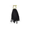 SCREW PIN POM TASSEL | BLACK