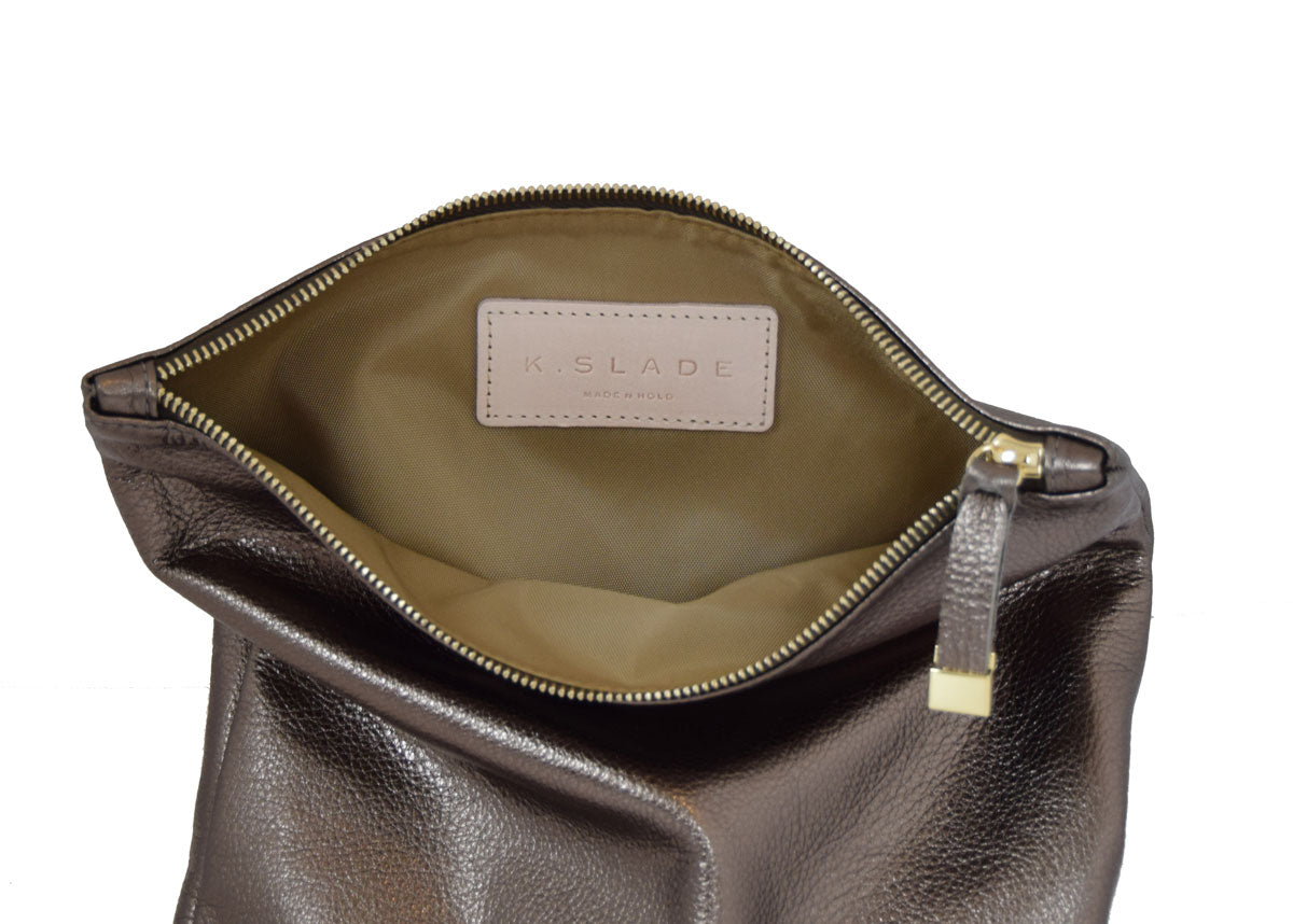 Brooklyn Foldover | Pewter - K.Slade
