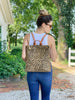 Franny Backpack | Cheetah W/ Black Zipper - K.Slade