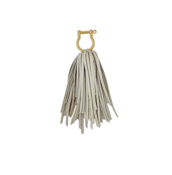 SCREW PIN POM TASSEL | CREAM