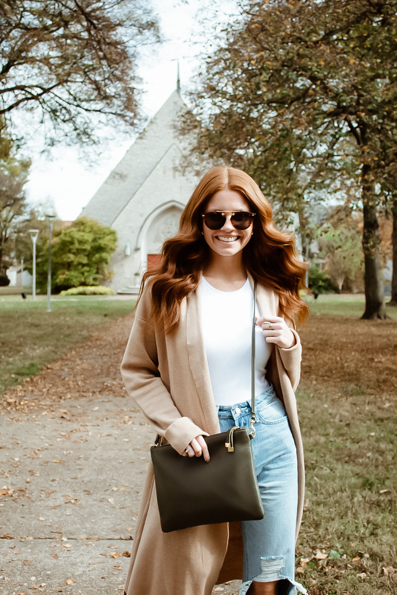 MADISON CROSSBODY | DARK OLIVE - K.Slade