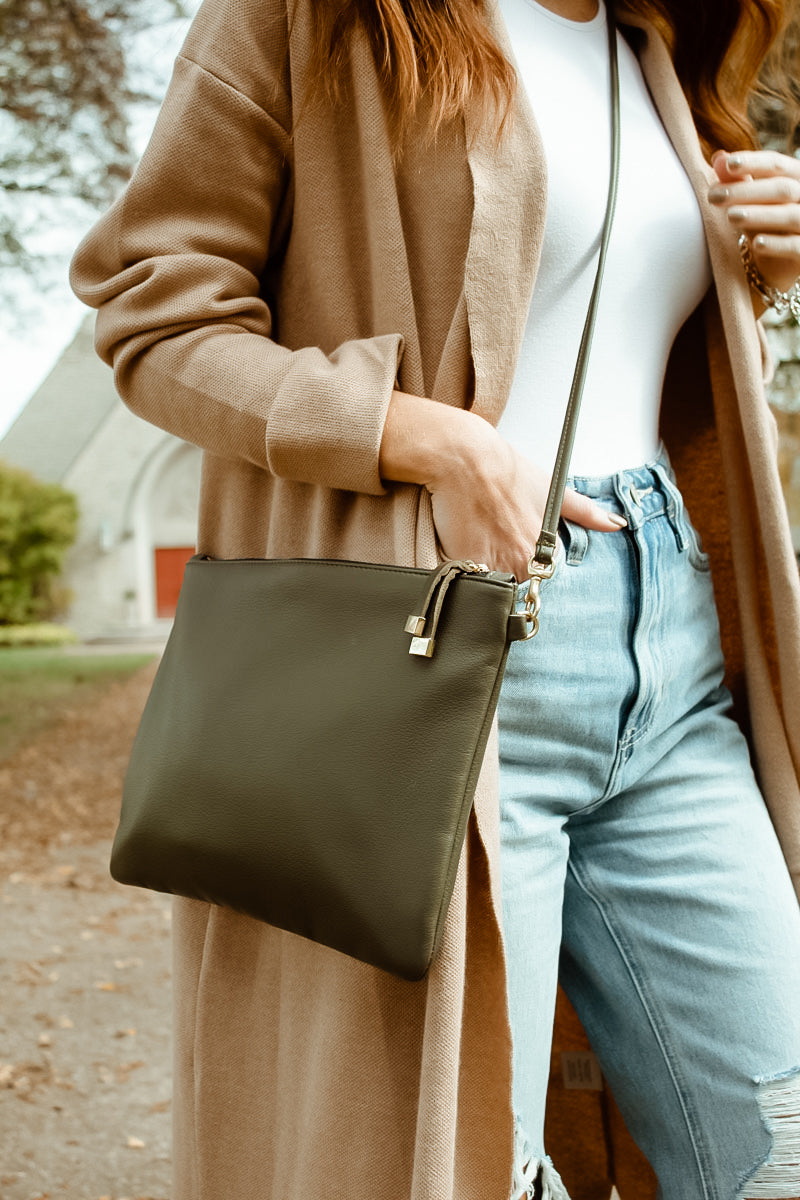 MADISON CROSSBODY | DARK OLIVE - K.Slade