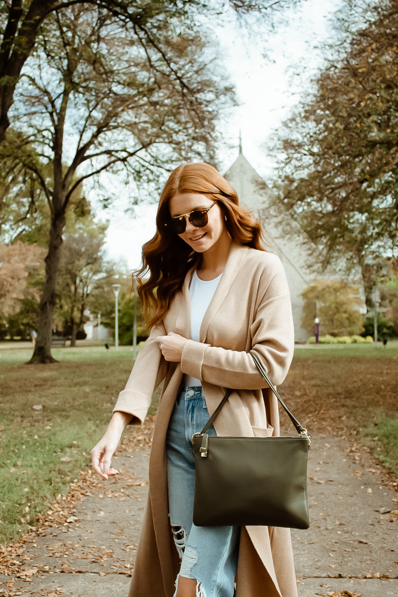 MADISON CROSSBODY | DARK OLIVE - K.Slade