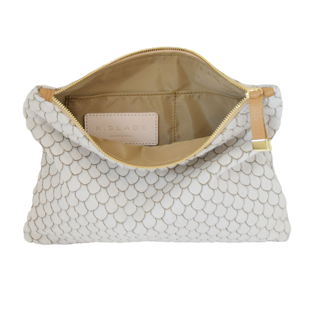 Vale Pouch | Scalloped Calf Hair - K.Slade
