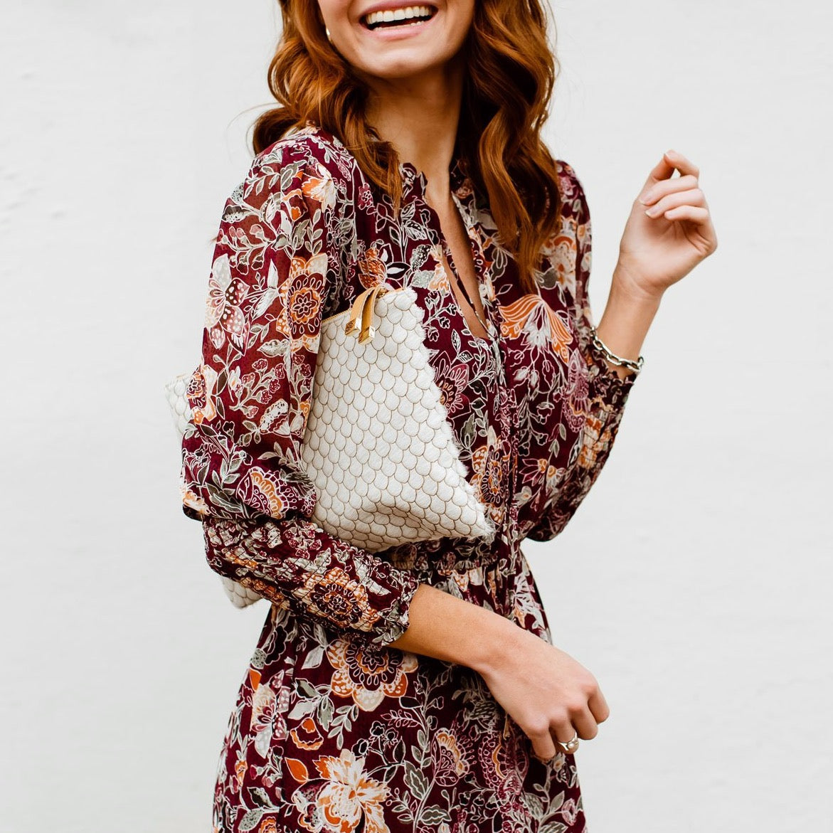 Vale Pouch | Scalloped Calf Hair - K.Slade