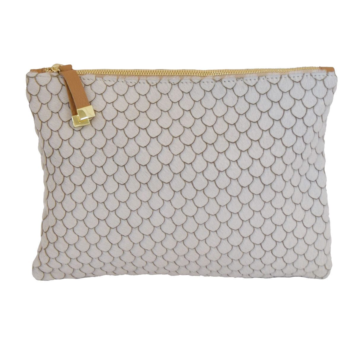 Vale Pouch | Scalloped Calf Hair - K.Slade