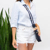 ADJUSTABLE WEBBED STRAP | NAVY STRIPE - K.Slade