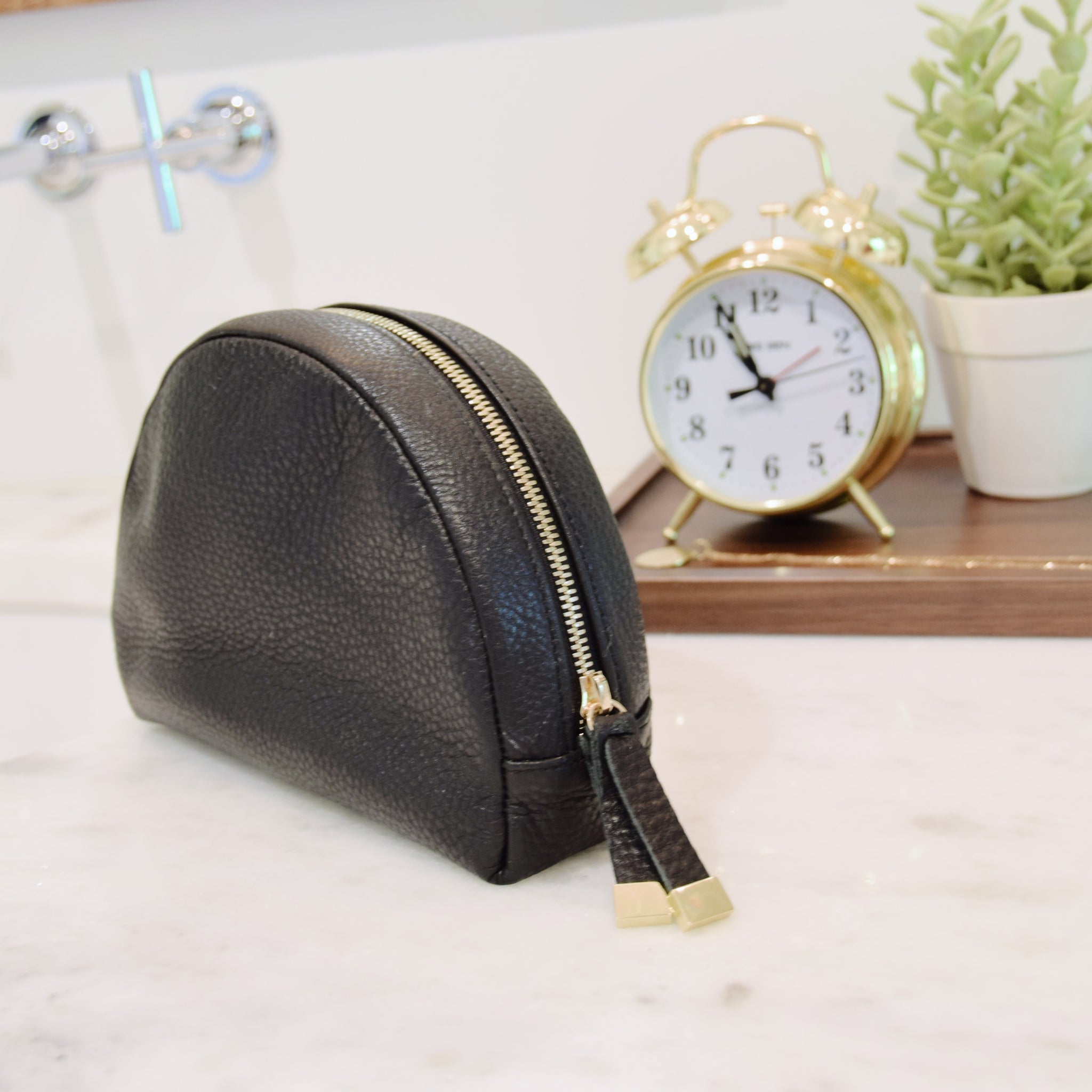 Cottage Makeup Bag | Black - K.Slade